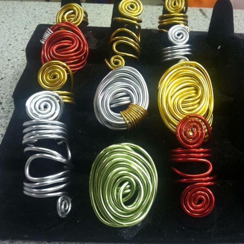 Handmade Aluminum Wire Rings